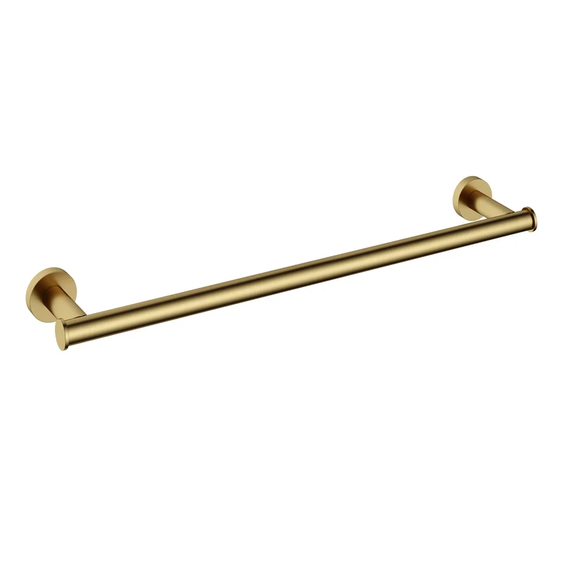 Hotbath &More BAA07 handdoekstang 64cm - Geborsteld Messing PVD