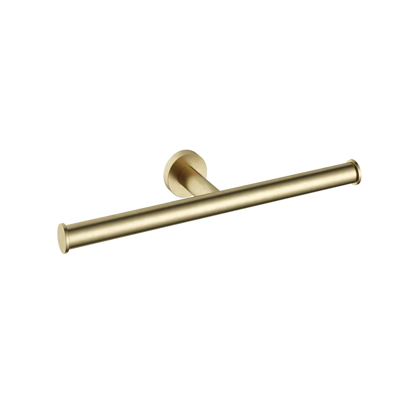 Hotbath &More BAA05 dubbele toiletrolhouder - Geborsteld Messing