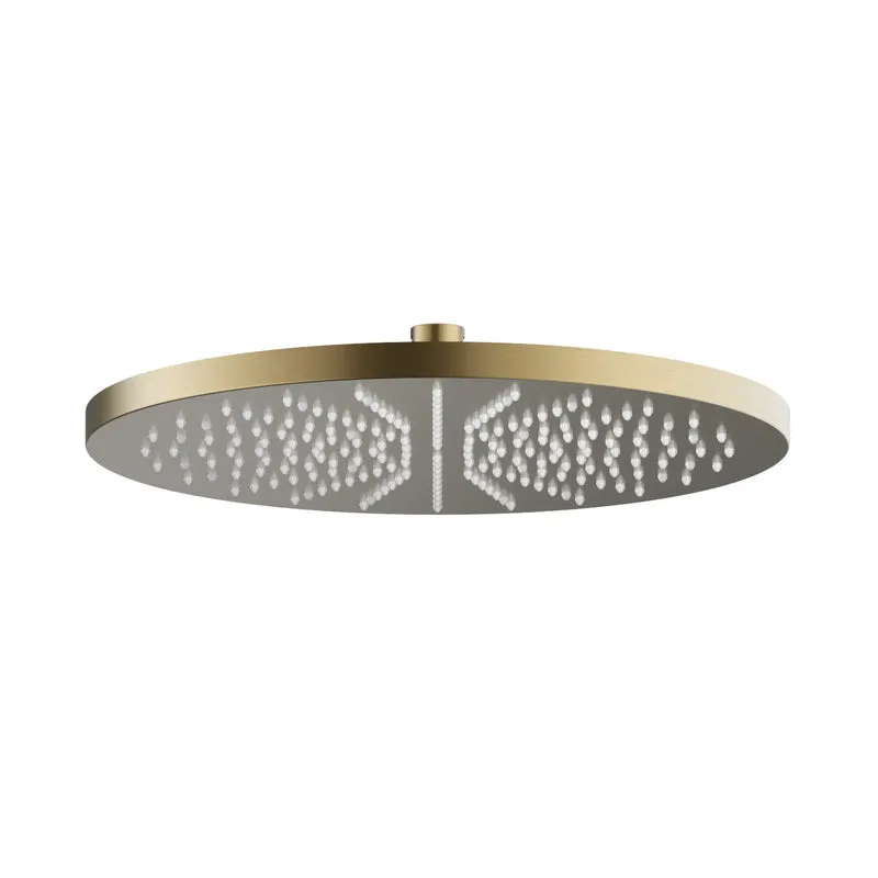 Hotbath M106 hoofddouche 30cm - Geborsteld Messing PVD