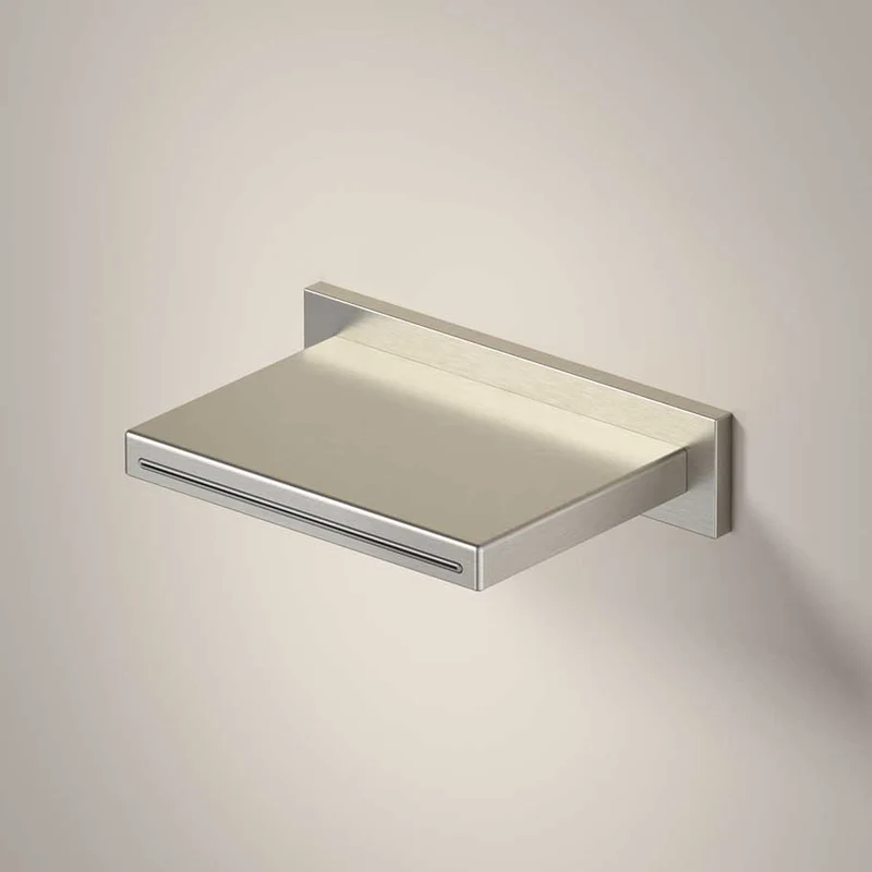 Hotbath Archie AR160 Cascade opbouw wanduitloop RVS 316 - Geborsteld Gunmetal PVD