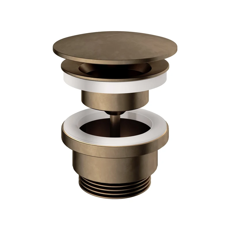 Hotbath Cobber P708 niet-afsluitbare plug - Verouderd Messing