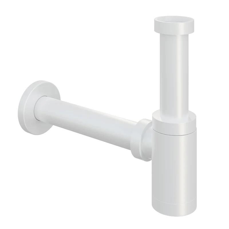 Hotbath Cobber P034 fonteinsifon rond - Mat Wit