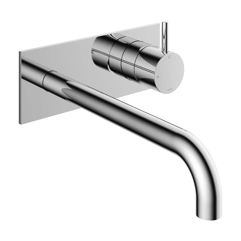 Hotbath Cobber CB106EXT25 afbouwdeel inbouw wastafelkraan - 25cm uitloop - Chroom