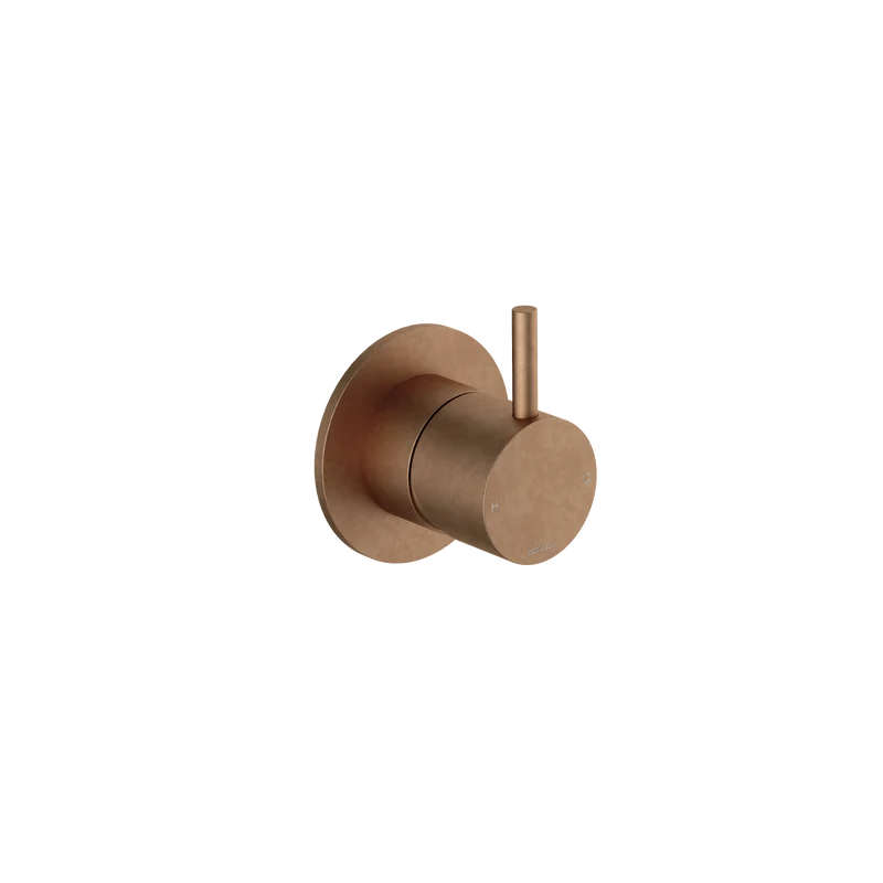 Hotbath Cobber CB131EXT afbouwdeel inbouwmengkraan - Verouderd Messing