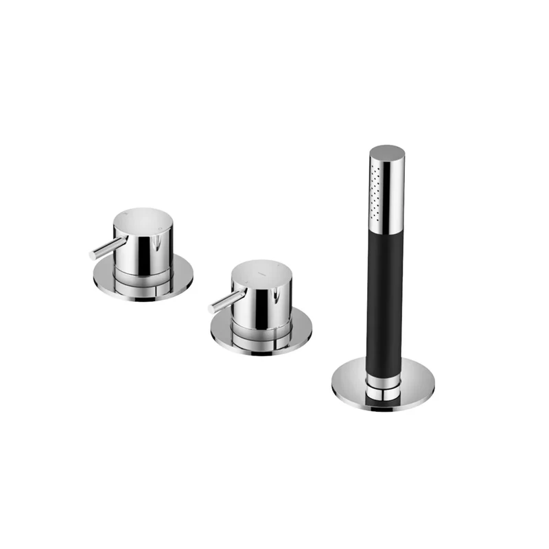 Hotbath Cobber CB175 3-gats badrandcombinatie - Chroom