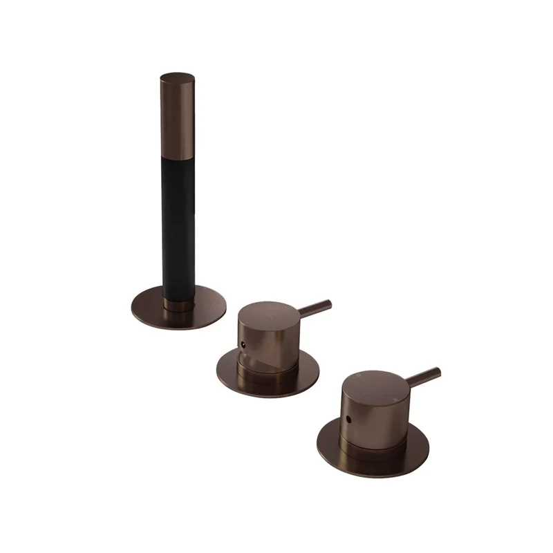 Hotbath Cobber CB175 3-gats badrandcombinatie - Verouderd Messing