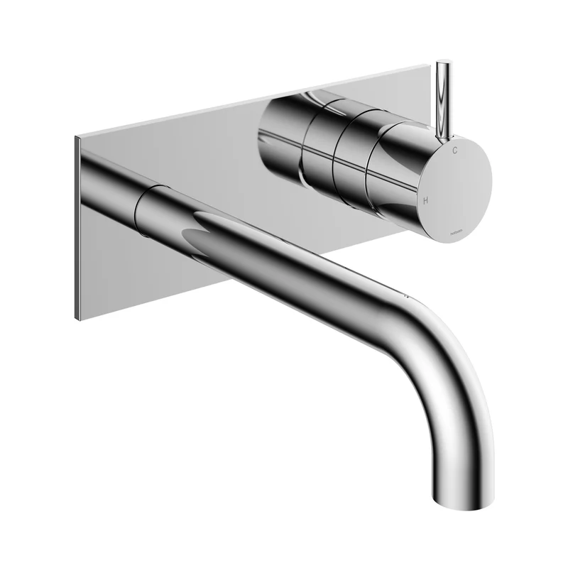 Hotbath Cobber CB106EXT18 afbouwdeel inbouw wastafelkraan - 18cm uitloop - Chroom