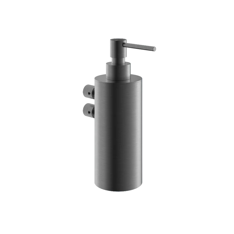 Hotbath Archie ARA09 zeepdispenser wandmodel RVS 316 - Geborsteld Gunmetal PVD