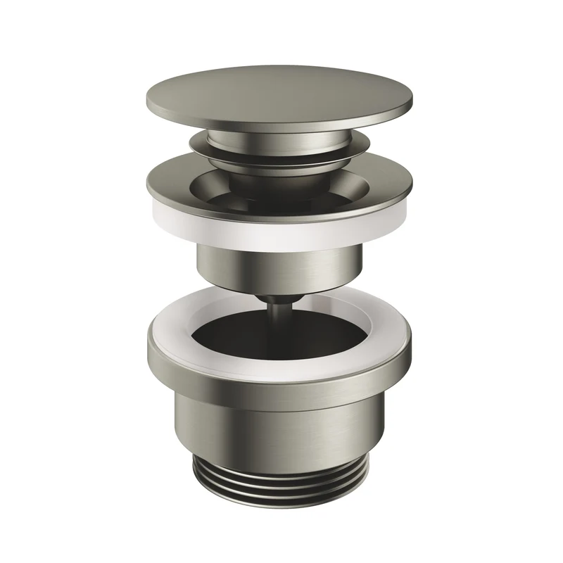 Hotbath Cobber P710 klikplug - Geborsteld Nikkel