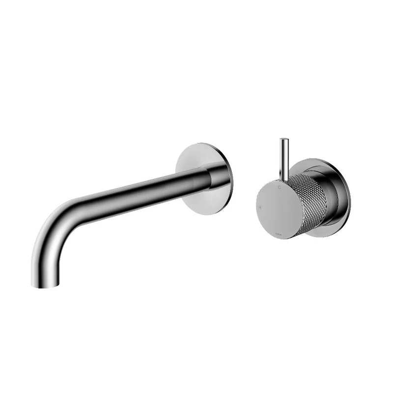 Hotbath Cobber X CX105EXT18 afbouwdeel voor inbouw wastafelkraan - uitloop 18cm - Verouderd IJzer