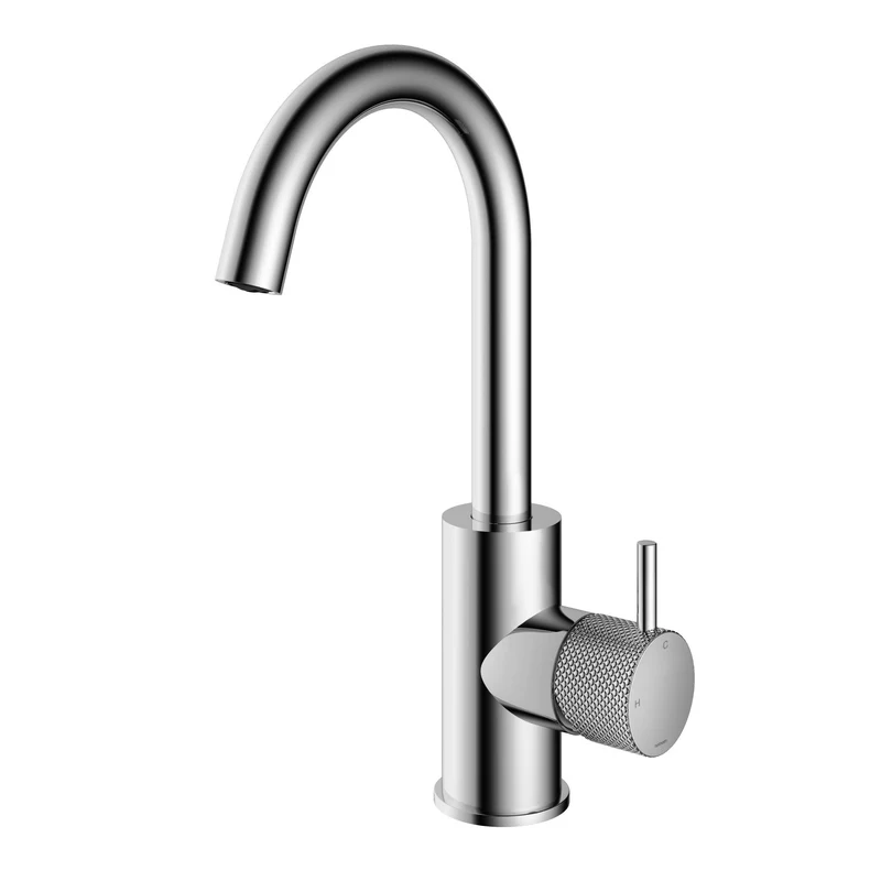 Hotbath Cobber X CX004 wastafelkraan draaibare uitloop - Chroom