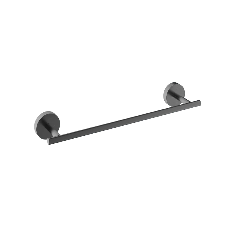 Hotbath Archie ARA06 handdoekstang 34cm RVS 316 - Geborsteld Gunmetal PVD