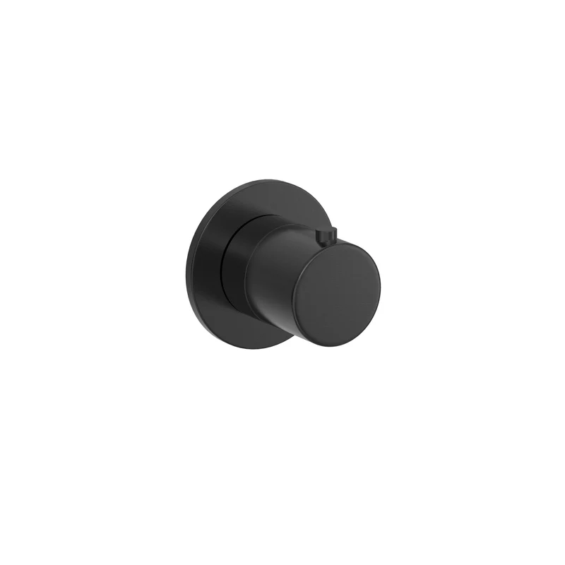 Hotbath Cobber CB7001EXT afbouwdeel inbouwthermostaat - Geborsteld Zwart PVD