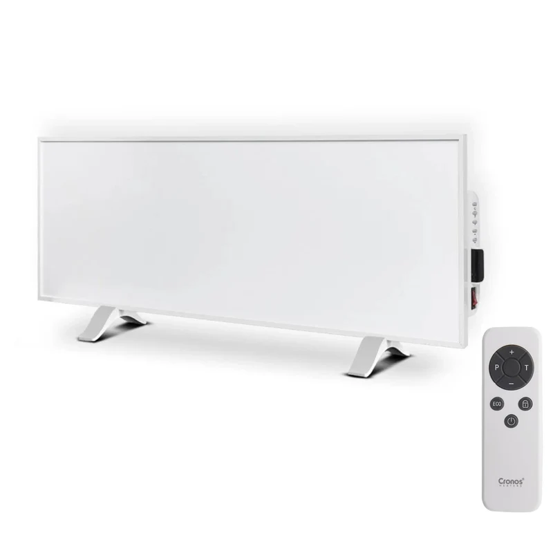 Cronos infraroodverwarming, 330W, wit, allergievriendelijk, ultradun, mat oppervlak, verwarmt een oppervlak tot 12m2, Synthelith PRO CRP-330TWP Wit
