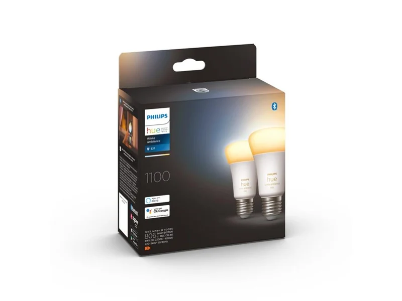 Philips HueWA 8W A60 E27 2P EU