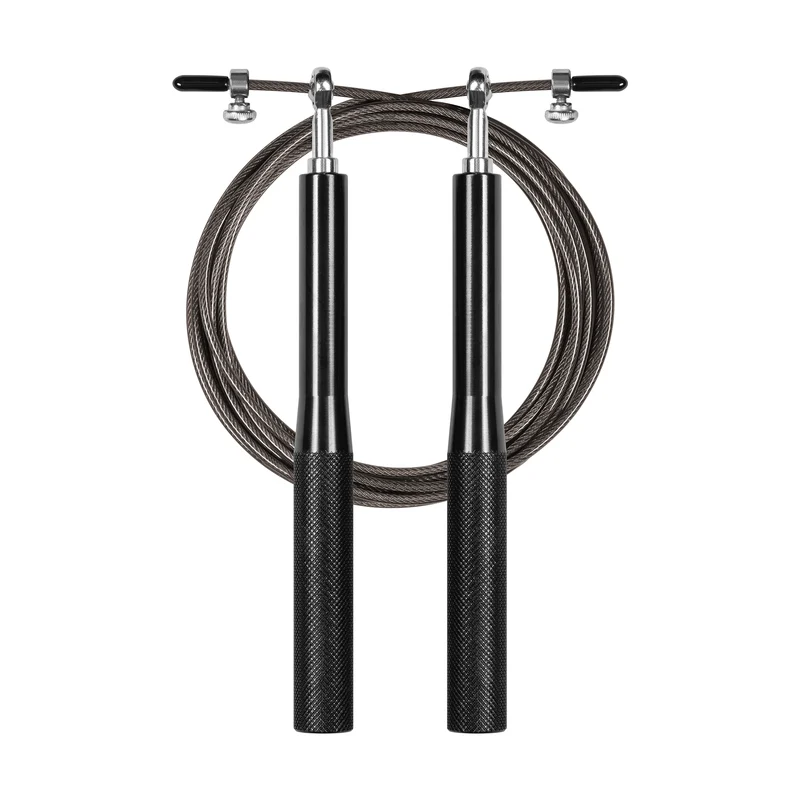 Rebel Active Boks Springtouw - Aluminium Verstelbaar Fitness Bokspringtouw 3 m - Metalen Lager