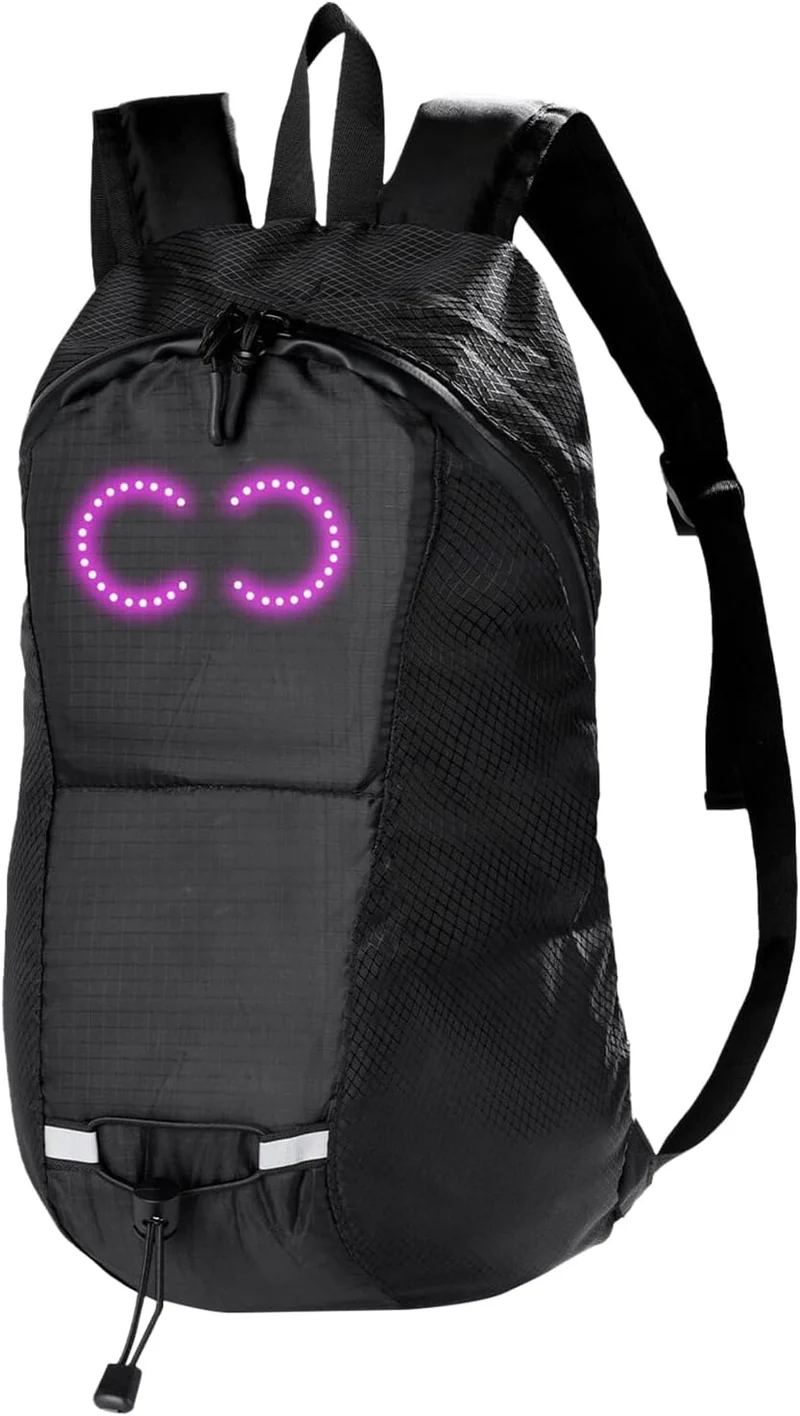 Unisex LED Reisrugzak – Waterdicht en Lichtgevend voor Zichtbaarheid