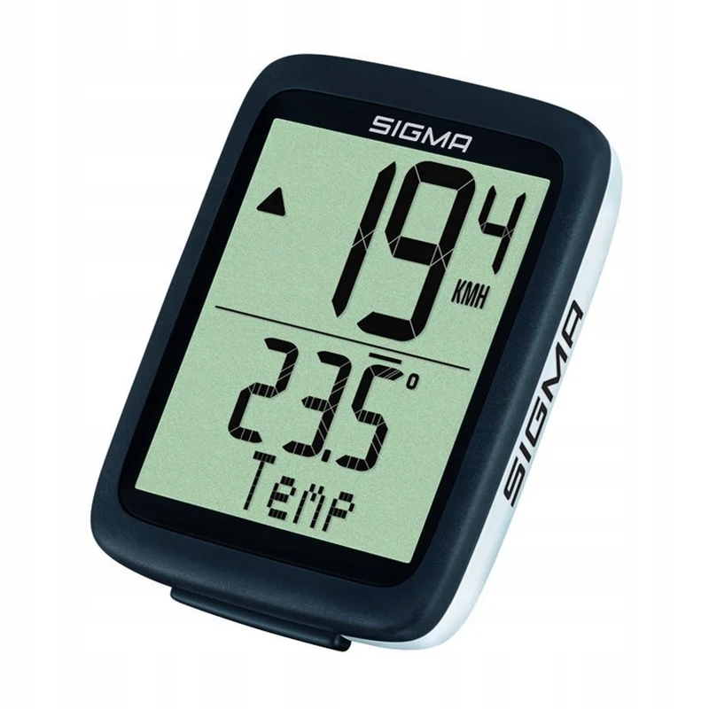 Sigma BC 10.0 WR fietscomputer, waterdicht, weerbestendig, groot en duidelijk display, 10 functies