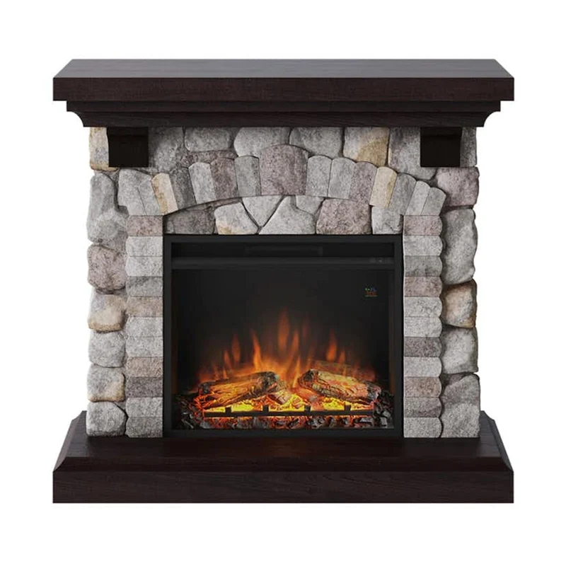 Elkamin TAGU Reino Electric med PowerFlame Rock Grey