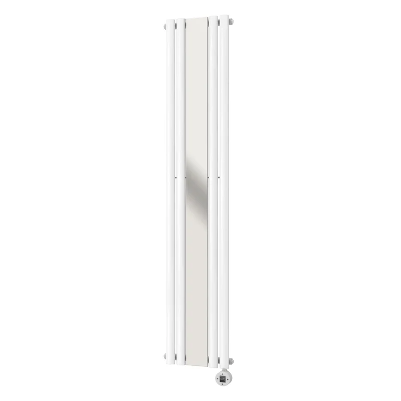 Second chance - Vertical white electric radiator with mirror 1200W NeoTherm - Default