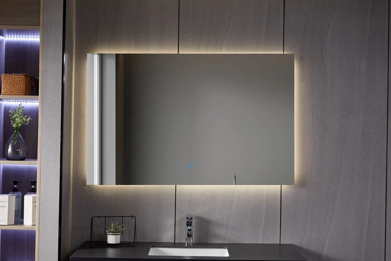 Second chance - Frameless mirror with LED, anti-condensation 60 x 60 cm - Default