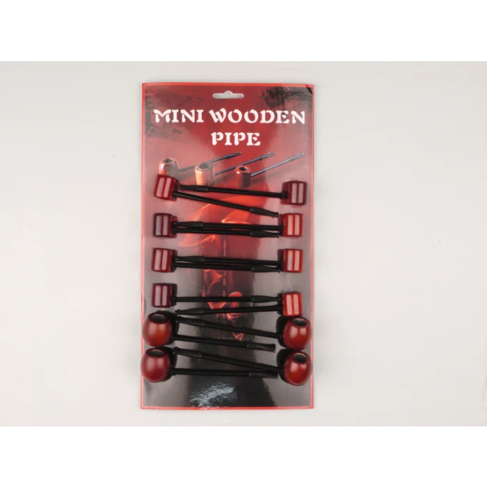 Pijpjes mini assortie op kaart 12 stuks