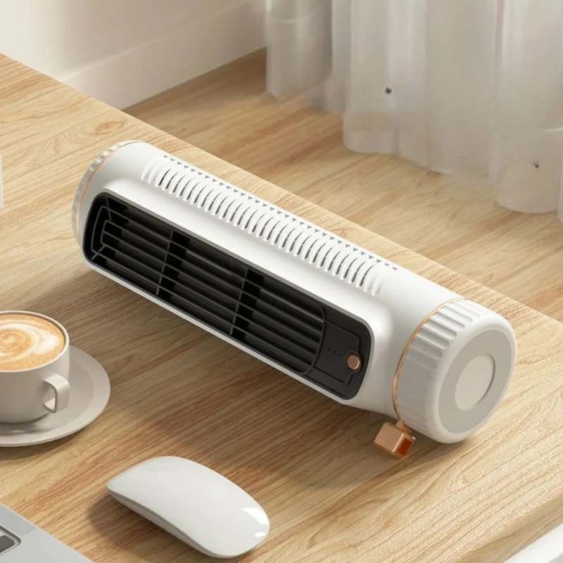 CoolBreeze Mini – Draagbare bladloze torenventilator met USB-oplaadfunctie