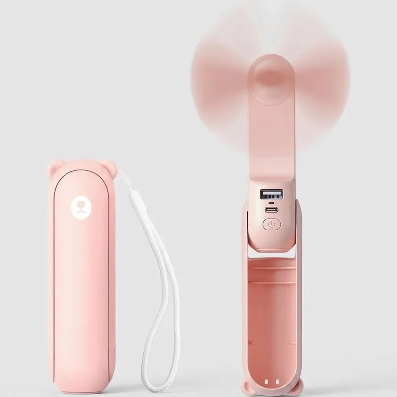 Compacte 3-in-1 Draagbare Koelventilator Unisex