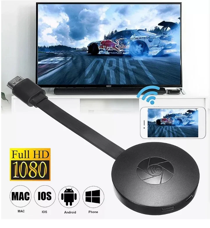 Chromecast Draadloze Streamer – Stream Muziek & Video