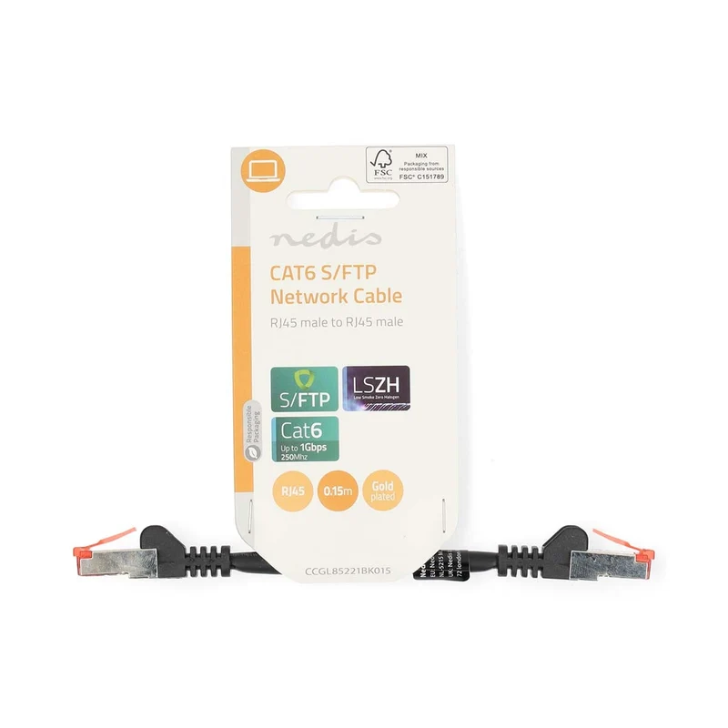 CAT6 Netwerkkabel RJ45 Male - RJ45 Male - S/FTP
