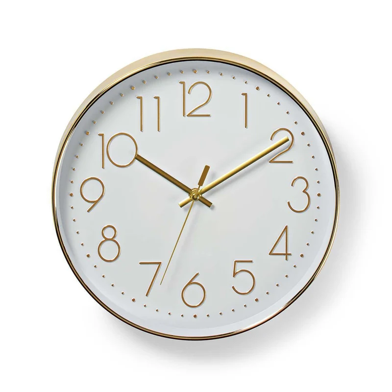 Wandklok Diameter: 300 mm - Kunststof
