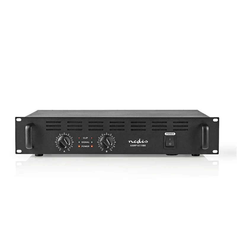 PA-Versterker 2 Kanalen - 2U - 19 "rack-montage