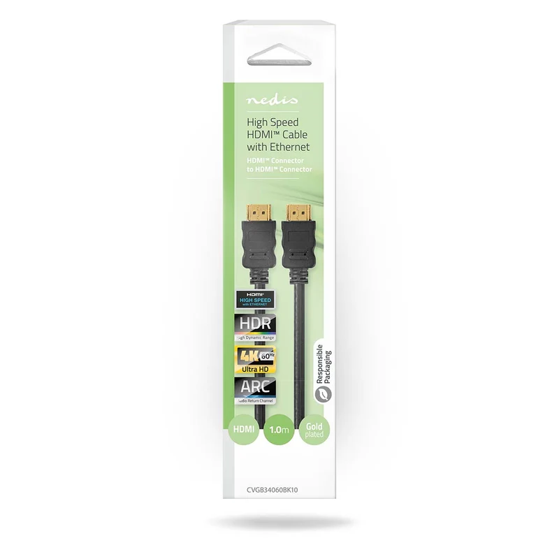High Speed HDMI™-Kabel met Ethernet HDMI™ Connector - HDMI™ Connector - 4K@60Hz
