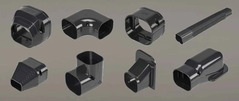 GOOT GRIJS RAL7016 (per binnendeel)