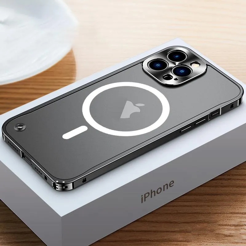 Stalen MagSafe Kaart Houder voor iPhone met Sterke Magneet