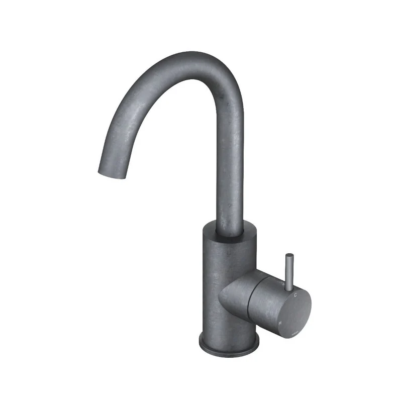 Hotbath Cobber CB004 wastafelkraan met draaibare uitloop - Verouderd IJzer