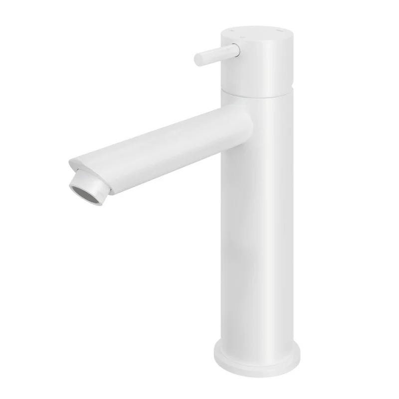 Hotbath Cobber CB003MS wastafelkraan medium - Mat Wit