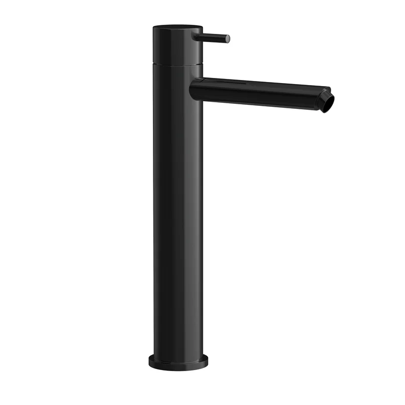 Hotbath Cobber CB003HS wastafelkraan hoog - Gepolijst Zwart PVD