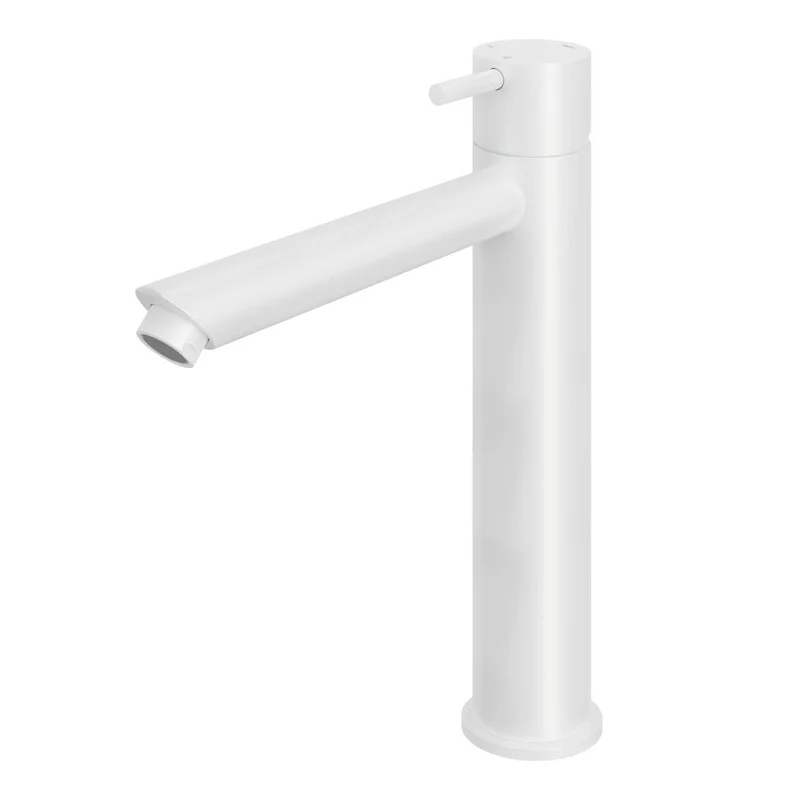 Hotbath Cobber CB003HS wastafelkraan hoog - Mat Wit