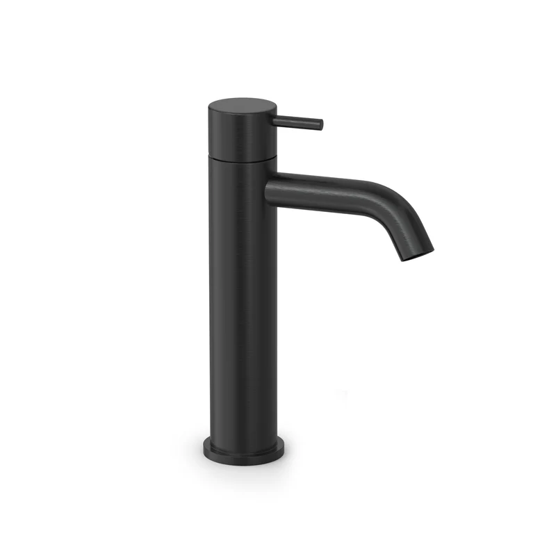 Hotbath Cobber CB003MC wastafelkraan medium - Geborsteld Zwart PVD