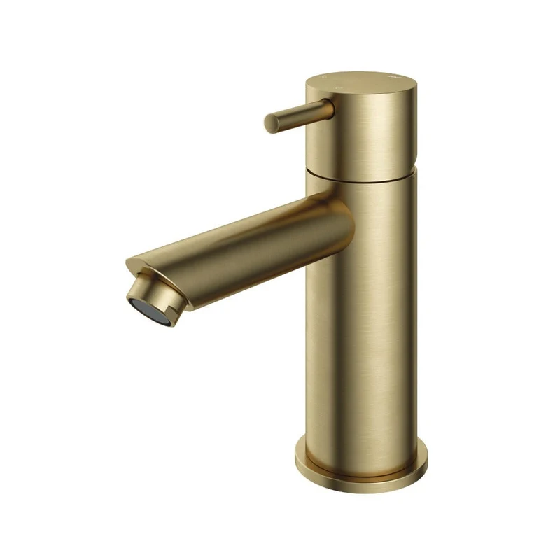 Hotbath Cobber CB003S wastafelkraan - Geborsteld Messing