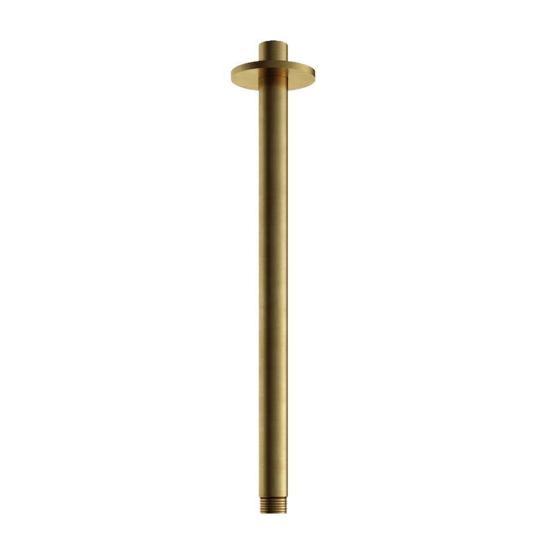 Hotbath Archie AR453 plafondbuis rond 30cm RVS 316 - Geborsteld Messing PVD