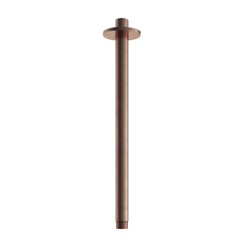 Hotbath Archie AR453 plafondbuis rond 30cm RVS 316 - Geborsteld Koper PVD