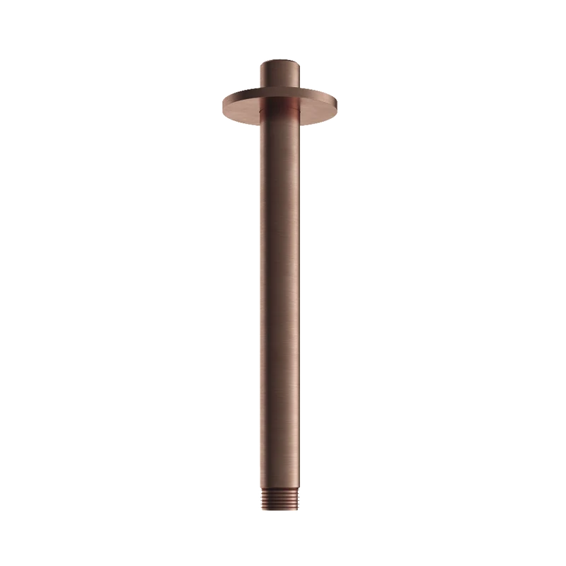 Hotbath Archie AR452 plafondbuis rond 20cm RVS 316 - Geborsteld Koper PVD