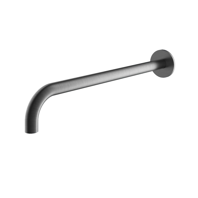 Hotbath Archie AR450 wandarm rond 40cm RVS 316 - Geborsteld Gunmetal PVD