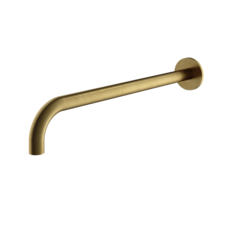 Hotbath Archie AR450 wandarm rond 40cm RVS 316 - Geborsteld Messing PVD