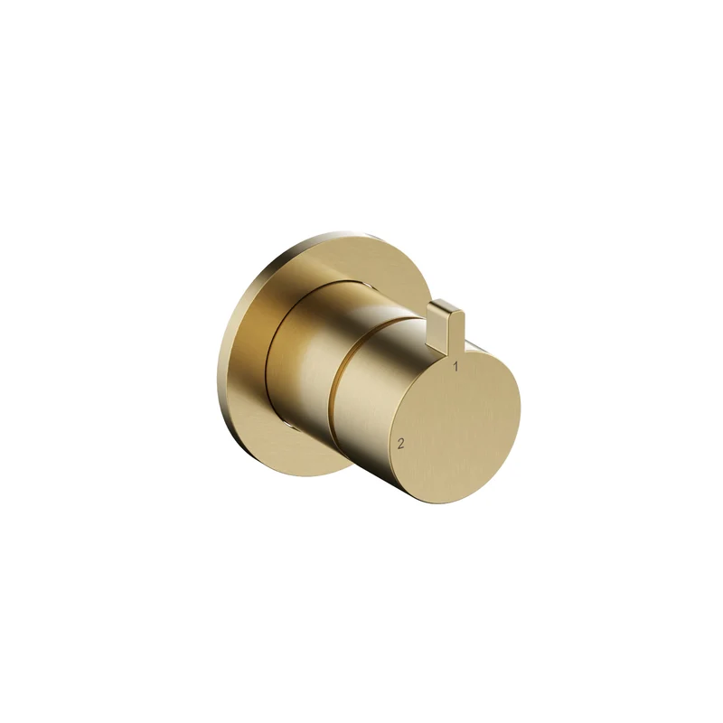 Hotbath Ace AC111EXT afbouwdeel 2-weg omstel - Geborsteld Messing PVD