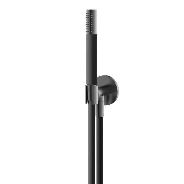 Hotbath Archie AR430 handdouche set met wateraansluiting - Geborsteld Gunmetal PVD