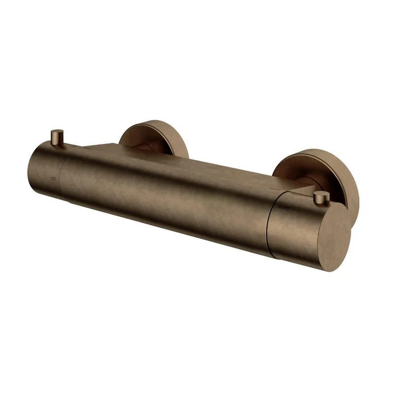 Hotbath Cobber B008 douchethermostaat - Verouderd Messing