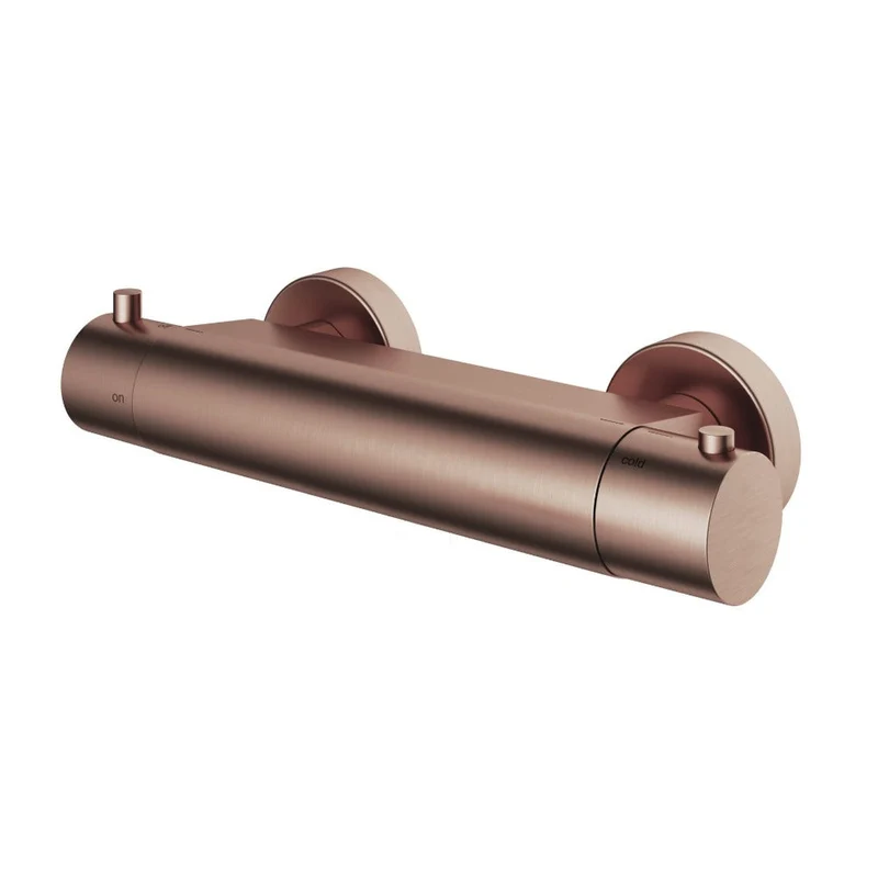 Hotbath Cobber B008 douchethermostaat - Geborsteld Koper PVD